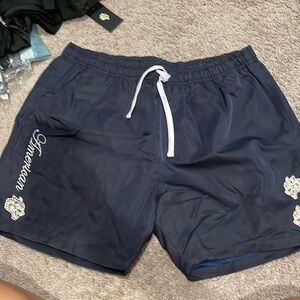 Wolves navy blue American shorts Large